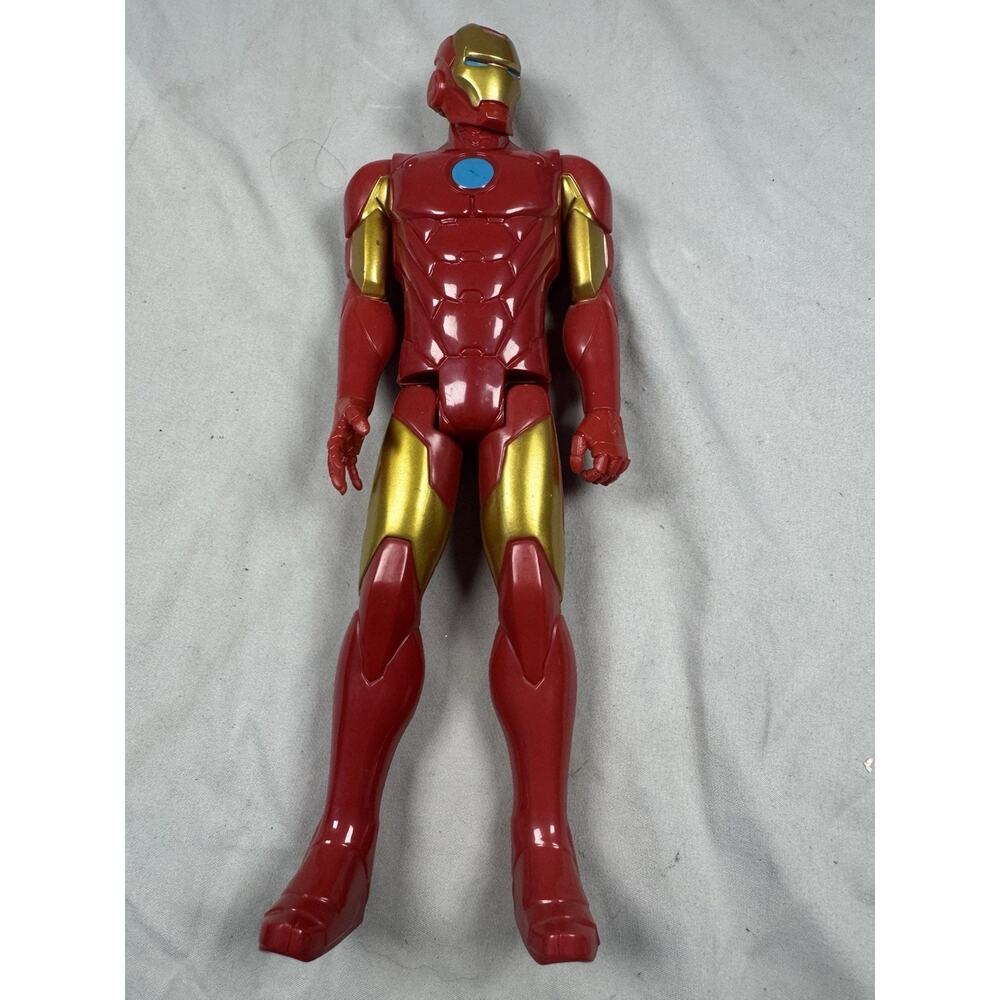 Marvel Iron Man Titan Hero Series Action Figure 12” Red Gold Avengers